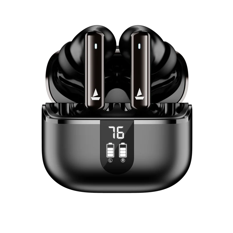 boAt Airdopes 121 Pro Plus Bluetooth Earbuds (Black, True Wireless, 50H Playtime, ENx™ Noise Cancellation, ASAP™ Charging) 